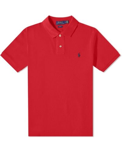 Polo Ralph Lauren Slim Fit Polo Shirt - Red
