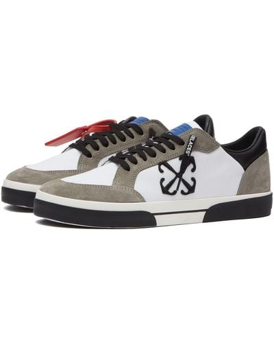 Off-White c/o Virgil Abloh Off- Vulcanzied Suede Sneakers - Brown