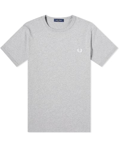 Fred Perry Ringer T-Shirt - Grey