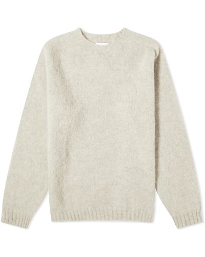 Norse Projects Birnir Brushed Lambswool Crew Jumper - White