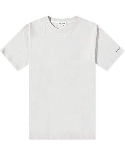 Norse Projects Johannes Lino Cut Reeds T-Shirt - White
