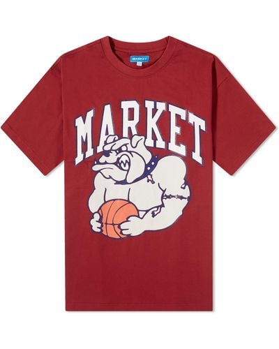 Market Bulldogs T-Shirt - Red