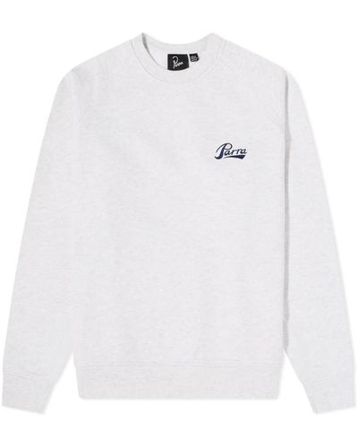 by Parra Basket Horse Crew Sweat - Gray