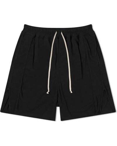 Rick Owens Lido Heavy Jersey Shorts - Black