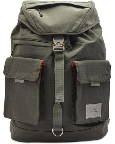 Paul Smith Drawstring Backpack - Green