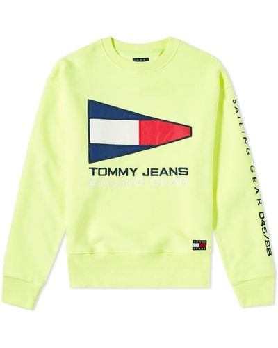 Tommy Hilfiger 90s Neon Sailing Sweatshirt - Yellow