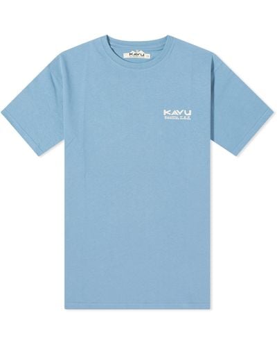 Kavu Botanical Society T-Shirt - Blue