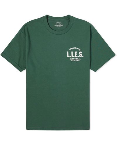 L.I.E.S. Records Classic Logo T-Shirt - Green