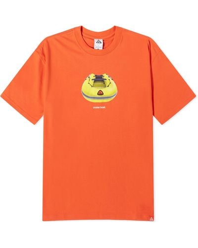 Nike Acg Cruise Boat T-Shirt - Orange