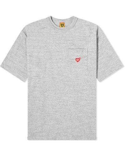 Human Made Heart Pocket T-Shirt - Grey