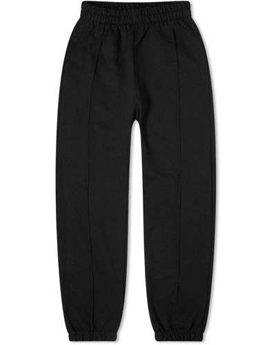 Gcds Embroidered Logo Sweat Trousers - Black