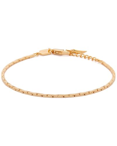 Missoma X Lucy Williams Snake Chain Bracelet - Brown