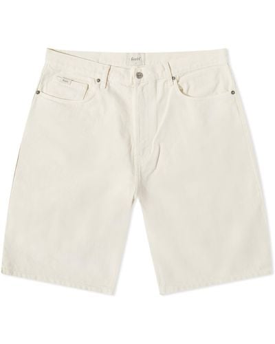 Forét Mead Denim Shorts - Natural