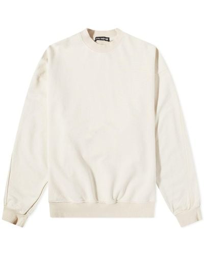 Cole Buxton Warm Up Crew Sweat - Natural