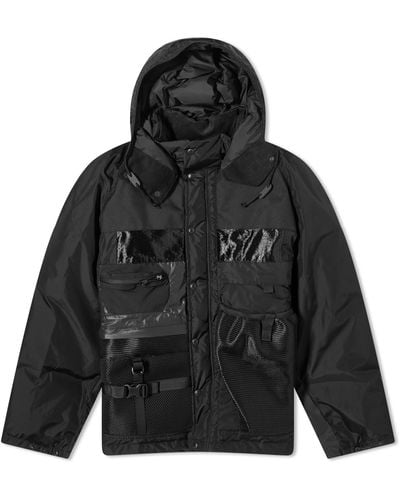 Junya Watanabe Junya Watanabe Nylon Ripstor Hooded Jacket - Black