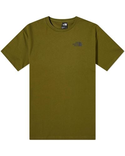 The North Face Redbox Celebration T-Shirt - Green