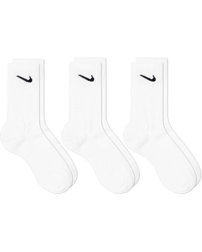 Nike Cotton Cushion Crew Sock - White