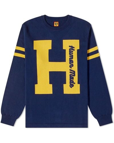 Human Made H Knitted Sweat - Blue