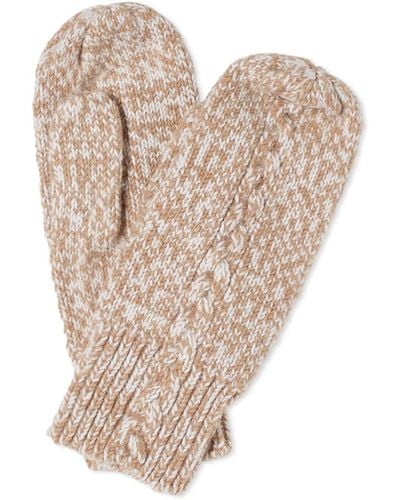 Holzweiler Mio Cable Mittens - Natural