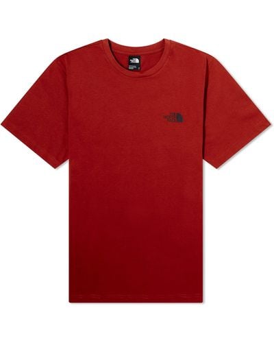 The North Face Simple Dome T-Shirt - Red