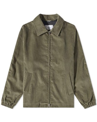 Reigning Champ Cord Coach Jacket - Green