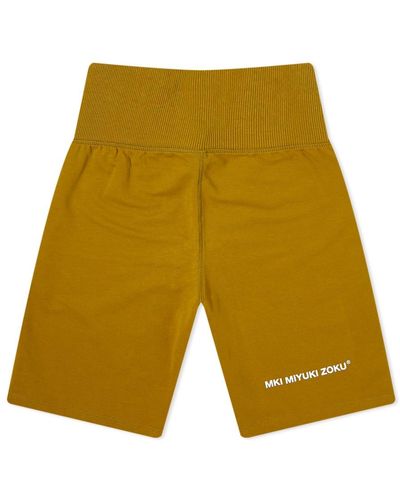 MKI Miyuki-Zoku Staple Cycling Shorts - Yellow