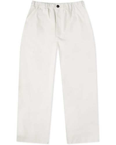 Jil Sander Jil Sander Plus Elasticated Trousers - White