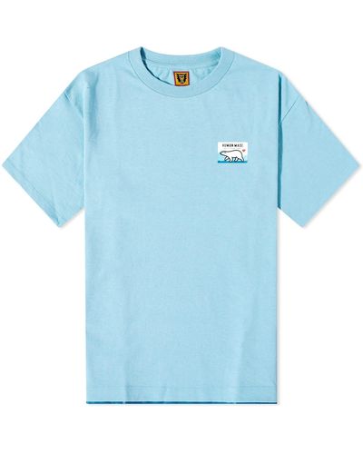Human Made Polar Bear Print T-shirt - Blue