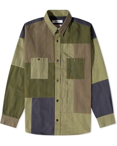 FDMTL Patchwork Shirt - Green