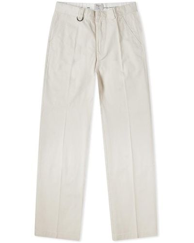 Percival Stay Press Auxillary Pants - White