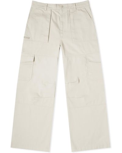 Acne Studios Patsony Twill Cargo Trousers - Natural