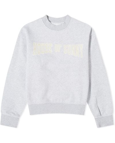 House Of Sunny The Family Crew Sweat - White
