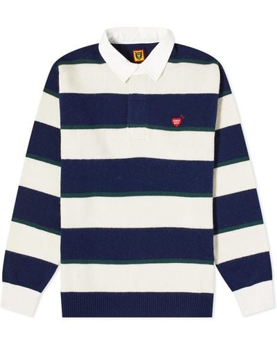 Human Made Rugby Knit Jumper - Blue
