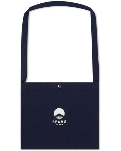 BEAMS Japan Shoulder Bag - Blue