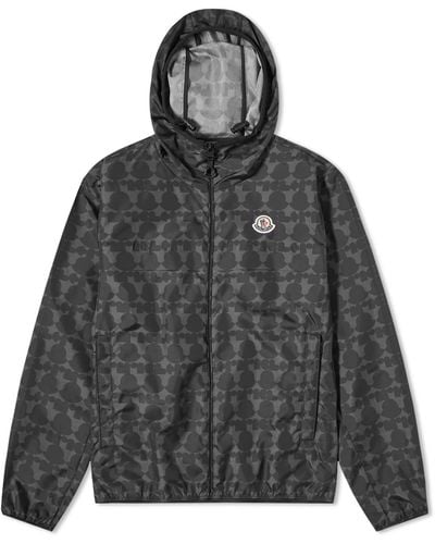 Moncler Ifaty Rainwear Logo Jacket - Grey