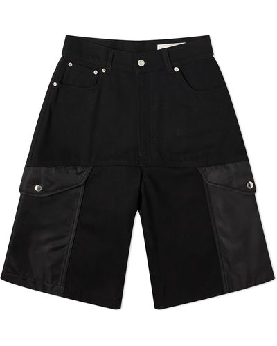 Alexander McQueen Hybrid Cargo Shorts - Black