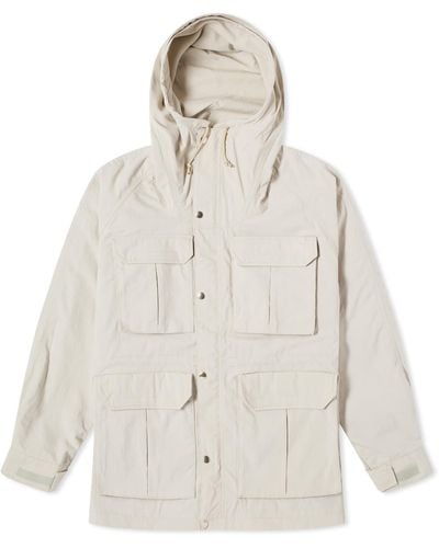Beams Plus Nylon Mountain Parka Jacket - White