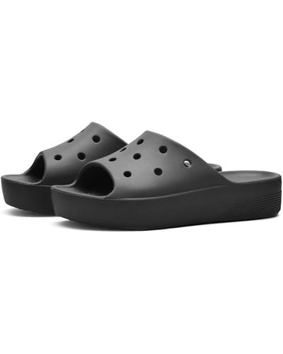 Crocs™ Classic Platform Slide - Grey