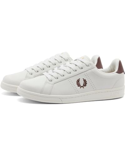 Fred Perry B721 Leather Sneakers - White
