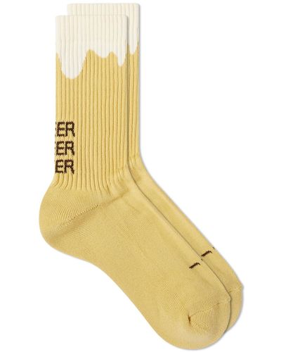 Rostersox Beer Socks - Yellow