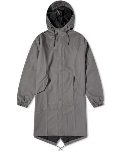 Rains Fishtail Parka Jacket - Grey