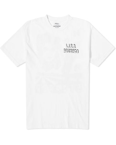 L.I.E.S. Records Cloud Of Smoke T-Shirt - White