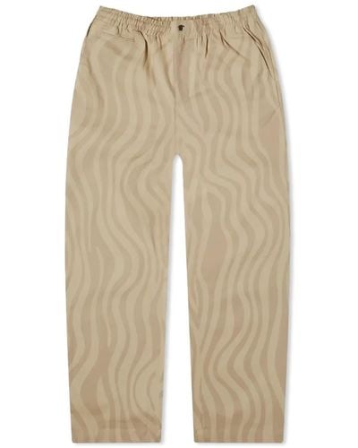 by Parra Flowing Stripes Trousers - Natural