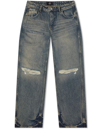 Represent R3D Destoryer Baggy Denim - Blue