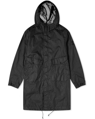 Stone Island Membrana 3L Tc Fishtail Parka Jacket - Black