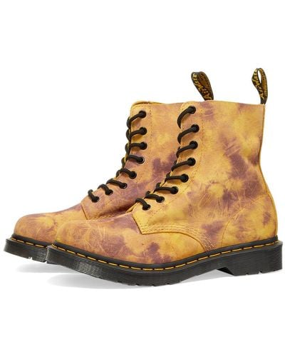 Dr. Martens 1460 Pascal Tie Dye Boot - Yellow