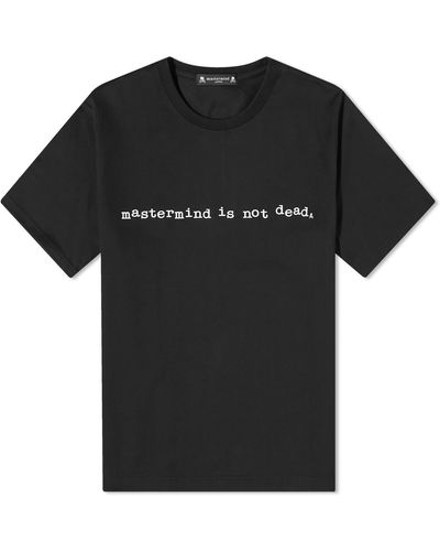 Mastermind Japan Not Dead T-Shirt - Black