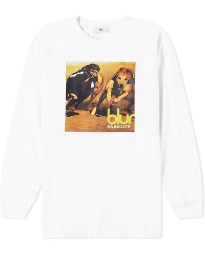 Flagstuff X Blur Parklife Long Sleeve T-Shirt - White