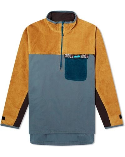 Kavu Throwshirt Flex Half Zip Jacket - Blue