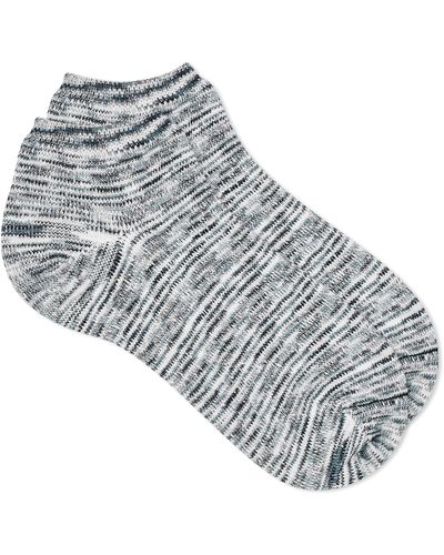 RoToTo Washi Pile Short Sock - Gray